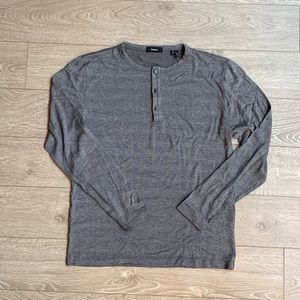 Theory Medium Grey Henley